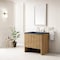 James Martin Vanities Hudson 36in Single Vanity, Light Natural Oak w/ 3 CM Charcoal Soapstone Top 435-V36-LNO-3CSP - alternate 3